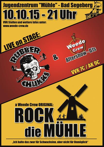 Plakat: Rock die Mühle